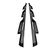 56-534755 HDX Drop Step Series Nerf Bars Powdercoated Textured Black, Wheel to wheel - Set of 2