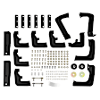 56-534755 HDX Drop Step Series Nerf Bars Powdercoated Textured Black, Wheel to wheel - Set of 2