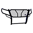 57-3845 HDX Series, Powdercoated Black Steel Grille Guard