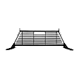 57-8025 Headache Rack, Powdercoated Black