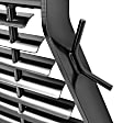 57-8025 Headache Rack, Powdercoated Black