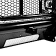 58-31145 HDX Bandit Series Front Powdercoated Black Grille Guard