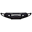 58-411225 Pro-Series Front Powdercoated Textured Black Bumper