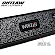 58-54165 Outlaw Series Nerf Bars Powdercoated Textured Black, Cab Length - Set of 2