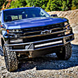 58-61215 Outlaw Series Front Powdercoated Textured Black Bumper