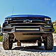 58-61215 Outlaw Series Front Powdercoated Textured Black Bumper