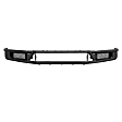 58-61215 Outlaw Series Front Powdercoated Textured Black Bumper