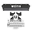 58-61215 Outlaw Series Front Powdercoated Textured Black Bumper