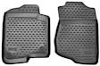 74-06-11005 Front Row Profile Series Molded Floor Liner, Black Made of Rubber