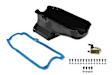 5004WND Universal, Oil Pan Kit 7QT- Black Painted Finish - 1980/1985 Small Block Chevy, Drag Racing Only