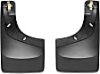 110002 Front, Driver and Passenger Side Mud Flaps, Black, Plastic, DigitalFit Series