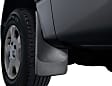 110002 Front, Driver and Passenger Side Mud Flaps, Black, Plastic, DigitalFit Series