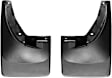 110007 Front, Driver or Passenger Side Mud Flaps, Black, Plastic, DigitalFit Series
