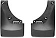 110008-120012 Front and Rear, Driver and Passenger Side Mud Flaps, Black, Plastic, DigitalFit Series