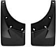 110008 Front, Driver and Passenger Side Mud Flaps, Black, Plastic, DigitalFit Series