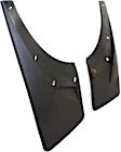 110008 Front, Driver and Passenger Side Mud Flaps, Black, Plastic, DigitalFit Series