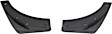 110008 Front, Driver and Passenger Side Mud Flaps, Black, Plastic, DigitalFit Series