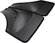 110010 Front, Driver and Passenger Side Mud Flaps, Black, Plastic, DigitalFit Series