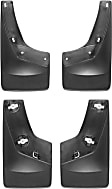 110011-120011 Front and Rear, Driver and Passenger Side Mud Flaps, Black, Plastic, DigitalFit Series