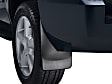 110051-120051 Front and Rear, Driver and Passenger Side Mud Flaps, Black, Plastic, DigitalFit Series