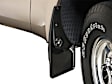 110139 Front, Driver or Passenger Side Mud Flaps, Black, Thermoplastic