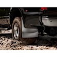 110144-120144 Front and Rear, Driver and Passenger Side Mud Flaps, Black, Rubber, MudFlap Series