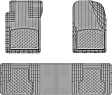 11AVMOTHSG All-Vehicle Trim-to-Fit Series Flat Floor Mat, Gray Made of Rubberized Thermoplastic Elastomer