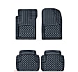 11AVMSB All-Vehicle Trim-to-Fit Series Flat Floor Mat, Black Made of Rubberized Thermoplastic Elastomer