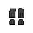 11AVMSBHD Heavy Duty Trim-To-Fit Series Molded Floor Liner, Black Made of Rubber