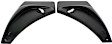 120006 Rear, Driver and Passenger Side Mud Flaps, Black, Plastic, DigitalFit Series