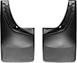 120007 Rear, Driver or Passenger Side Mud Flaps, Black, Plastic, DigitalFit Series