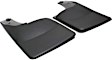 120008 Rear, Driver and Passenger Side Mud Flaps, Black, Plastic, DigitalFit Series