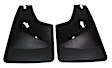 120011 Rear, Driver or Passenger Side Mud Flaps, Black, Plastic, DigitalFit Series