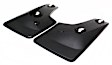 120011 Rear, Driver or Passenger Side Mud Flaps, Black, Plastic, DigitalFit Series