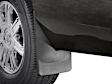 2013 GMC Yukon - Rear, Driver and Passenger Side Mud Flaps, without Fender Flares, without Factory Power Running Boards, Black, Plastic