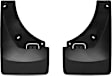 120016 Rear, Driver and Passenger Side Mud Flaps, Black, Plastic, DigitalFit Series