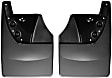 2014 Toyota Tundra - Rear, Driver or Passenger Side Mud Flaps, Without Fender Flares, Black, Plastic