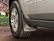 120127 Rear, Driver and Passenger Side Mud Flaps, Black, Thermoplastic, DigitalFit Series