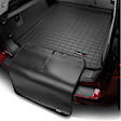 401554SK Cargo Mat, Molded Cargo Liner, Black, Made of Rubber