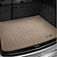 411554 Cargo Mat, Molded Cargo Liner, Tan, Made of Thermoplastic