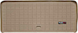 41411 Cargo Mat, Molded Cargo Liner, Tan, Made of Thermoplastic, DigitalFit Series