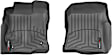 440231 Front Row FloorLiner Series Molded Floor Liner, Black Made of Rubberized Thermoplastic Polyolefins