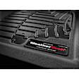 2007 Honda Ridgeline - FloorLiner Series, Black, Front and Rear, Molded Floor Liner, Crew Cab Pickup, Made of Rubberized Thermoplastic Polyolefins