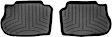 440922 Second Row FloorLiner Series Molded Floor Liner, Black Made of Rubberized Thermoplastic Polyolefins