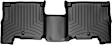 440962 Second Row FloorLiner Series Molded Floor Liner, Black Made of Rubberized Thermoplastic Polyolefins