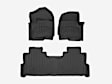441012-1-3IM Front and Rear FloorLiner Series Molded Floor Liner, Black Made of Rubberized Thermoplastic Elastomer