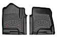 4410841IM Front Row FloorLiner HP Series Molded Floor Liner, Black Made of Rubberized Thermoplastic Elastomer