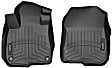 4411101 Front Row FloorLiner Series Molded Floor Liner, Black High-Density Tri-Extruded (HDTE)