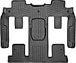 441114 Second and Third Row FloorLiner Series Molded Floor Liner, Black Made of Rubberized Thermoplastic Polyolefins