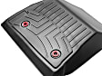2005 Ford E-250 - FloorLiner Series, Black, Front Row, Molded Floor Liner, Standard Cargo Van, Will Not Fit Models With Aftermarket Up Fitter Carpet Installed, High-Density Tri-Extruded (HDTE)